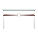 Hubbardton Forge 750118 Equus Console Table - British Brown Leather Accent - Crescent Harbor
