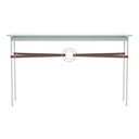 Hubbardton Forge 750118 Equus Console Table - British Brown Leather Accent - Crescent Harbor