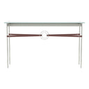 Hubbardton Forge 750118 Equus Console Table - British Brown Leather Accent - Crescent Harbor