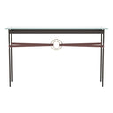 Hubbardton Forge 750118 Equus Console Table - British Brown Leather Accent - Crescent Harbor