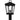 Huck 1 Light Outdoor Post in Earth Black 1