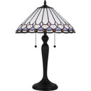 Inez 2 Light Table Lamp in Matte Black 2