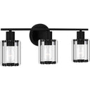 Isla 3 Light Bath Light in Matte Black 4