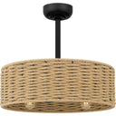 Islander 4 Light Fandelier in Matte Black 3