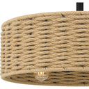 Islander 4 Light Fandelier in Matte Black 4