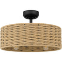 Islander 4 Light Fandelier in Matte Black 5