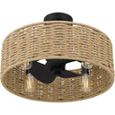 Islander 4 Light Fandelier in Matte Black 7
