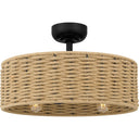 Islander 4 Light Fandelier in Matte Black 1