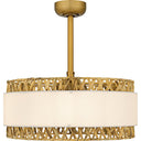 Kate 4 Light Fandelier in Brushed Gold 5