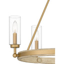 Kelleher 5 Light Chandelier in Nouveau Painted Weathered Brass 2