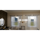 Kimberly 5 Light Chandelier in Brushed Weathered Brass 2