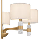 Kimberly 5 Light Chandelier in Brushed Weathered Brass 6