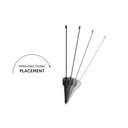 Kuzco Dorian EG26718-BK 18 Inch LED Exterior Low Voltage Landscape 1