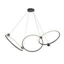 Kuzco Isho CH17703-BK-UNV 3 Head LED Chandelier