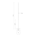 Kuzco Reeds FL46748 10 Inch LED Floor Lamp 1