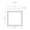 Kuzco Ridge EC34509-GY 8 Inch LED Exterior Ceiling 2