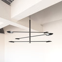Kuzco Rotaire CH90136-BK-UNV 36 Inch LED Chandelier 1