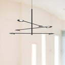 Kuzco Rotaire CH90136-BK-UNV 36 Inch LED Chandelier 2
