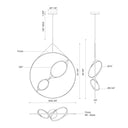 Kuzco Serif PD84336-BK-UNV-010 36 Inch LED Pendant 4