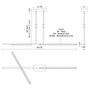 Kuzco Shift LP28760 60 Inch LED Linear Pendant 2