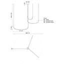 Kuzco Talis MP89390 90 Inch LED Multi Pendant 1