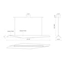 Kuzco Taro LP70548-BK/WH-UNV-010 48 Inch LED Linear Pendant 3