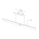 Kuzco Vega Minor LP18248 48 Inch LED Linear Pendant 2