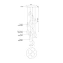 Kuzco Victoria MP3012 12 Head LED Multi Pendant 2
