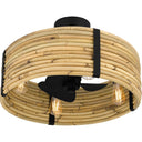 Lachlan 4 Light Fandelier in Matte Black 6