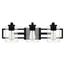 Lansdowne 3 Light Bath Light in Matte Black 3