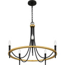 Legare 5 Light Chandelier in Matte Black 6
