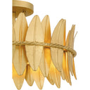 Liza 3 Light Semi-Flush Mount in Gold Leaf 6