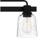 Lydia 4 Light Bath Light in Matte Black 3