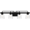 Lydia 4 Light Bath Light in Matte Black 1