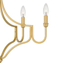 Mabel 5 Light Chandelier in Light Gold 5