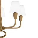 Mallory 5 Light Chandelier in Weathered Brass 2