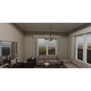 Maple 6 Light Chandelier 12