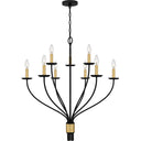 Margaret 9 Light Chandelier in Matte Black 1