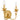 Maria 2 Light Wall Sconce in Gold Leaf 5
