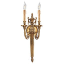 Metropolitan N9602 2 Light Wall Sconce in Stained Gold - Crescent Harbor 1