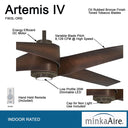 Minka Aire Artemis Iv F903L 64 Inch Led Ceiling Fan 7