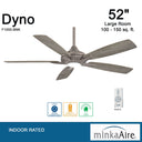 Minka Aire Dyno Led F1000 52 Inch Ceiling Fan With Led 23