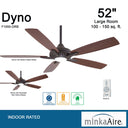 Minka Aire Dyno Led F1000 52 Inch Ceiling Fan With Led 28