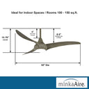 Minka Aire F844 Light Wave 52In Ceiling Fan 20 28