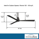 Minka Aire Simple F787 52" Outdoor Ceiling Fan 17