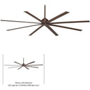 Minka Aire Xtreme H2O 84" F896 84 Inch Outdoor Ceiling Fan 3