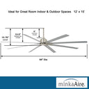 Minka Aire Xtreme H2O 84" F896 84 Inch Outdoor Ceiling Fan 17
