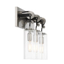 Minka Lavery 2893-691 Pullman Junction - 3 Light Bath in Coal and Brushed Nickel 2