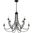Mirren 9 Light Chandelier in Imperial Bronze 6
