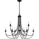 Mirren 9 Light Chandelier in Imperial Bronze 1
